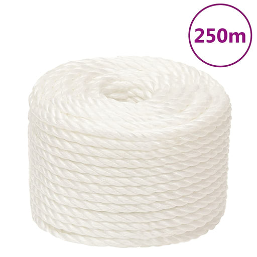 Frânghie de lucru, Alb, 16 mm, 250 m, polipropilenă - WALTI WALTI