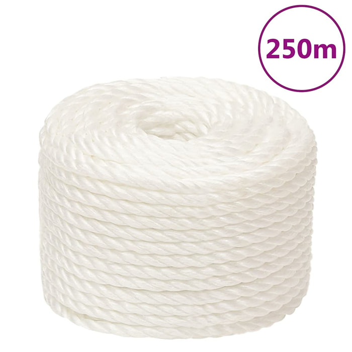 Frânghie de lucru, Alb, 16 mm, 250 m, polipropilenă - WALTI WALTI