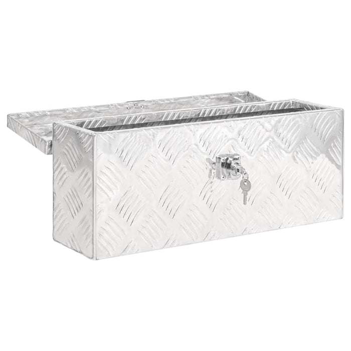 Cutie de depozitare, argintiu, 50x15x20,5 cm, aluminiu WALTI