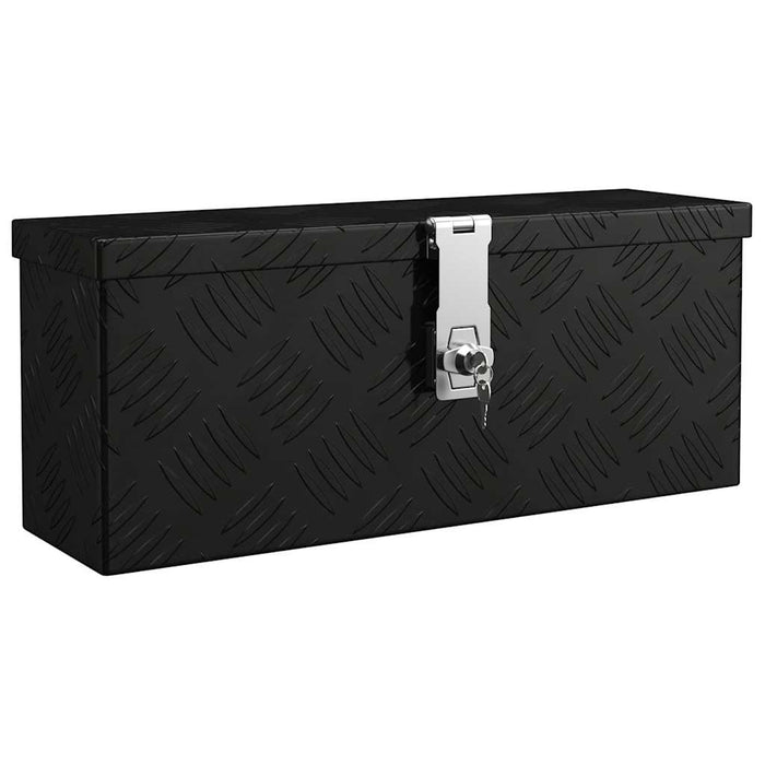 Cutie de depozitare, negru, 50x15x20,5 cm, aluminiu - WALTI WALTI