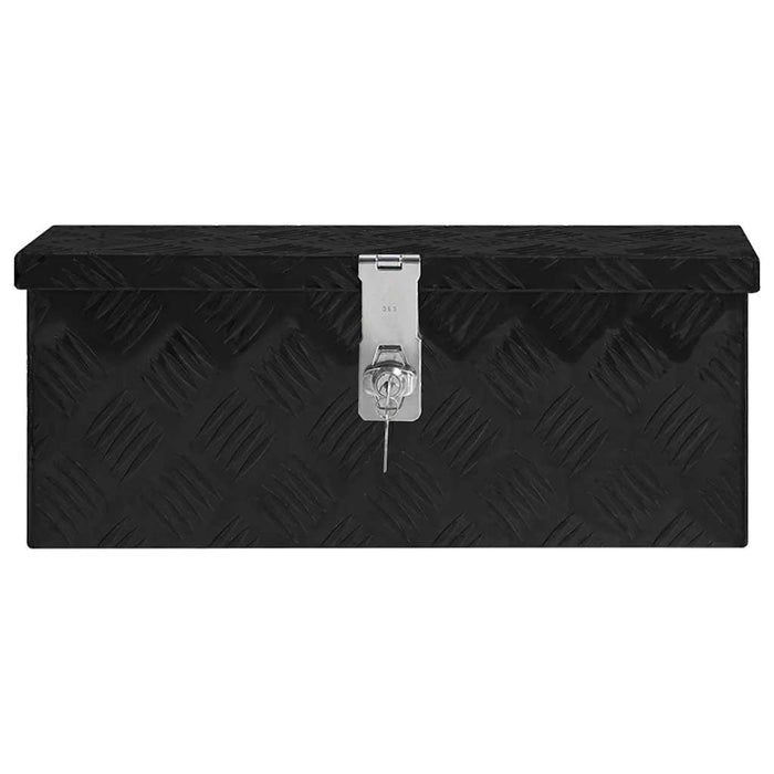 Cutie de depozitare, negru, 50x15x20,5 cm, aluminiu - WALTI WALTI