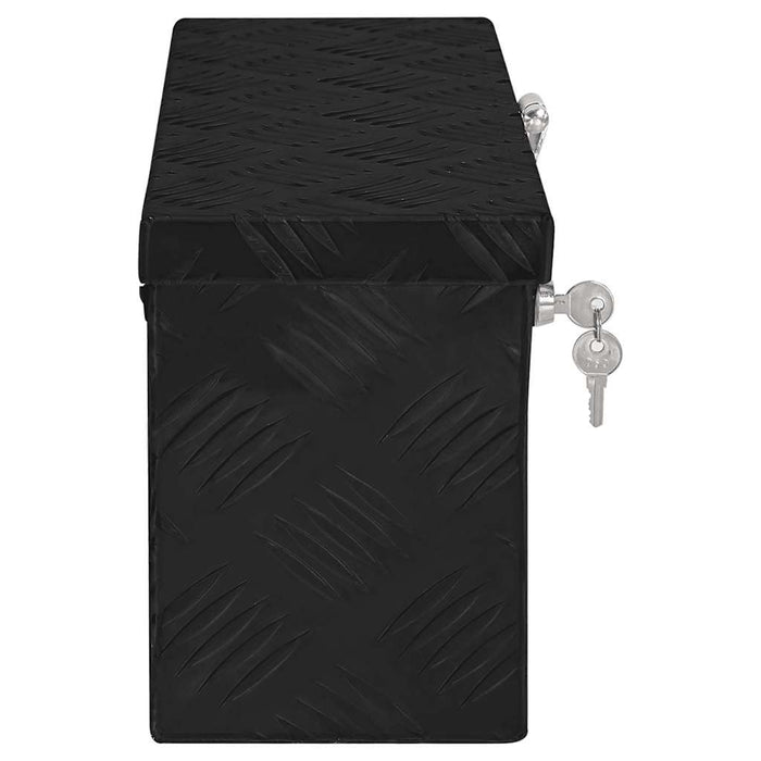 Cutie de depozitare, negru, 50x15x20,5 cm, aluminiu - WALTI WALTI