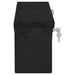 Cutie de depozitare, negru, 50x15x20,5 cm, aluminiu - WALTI WALTI