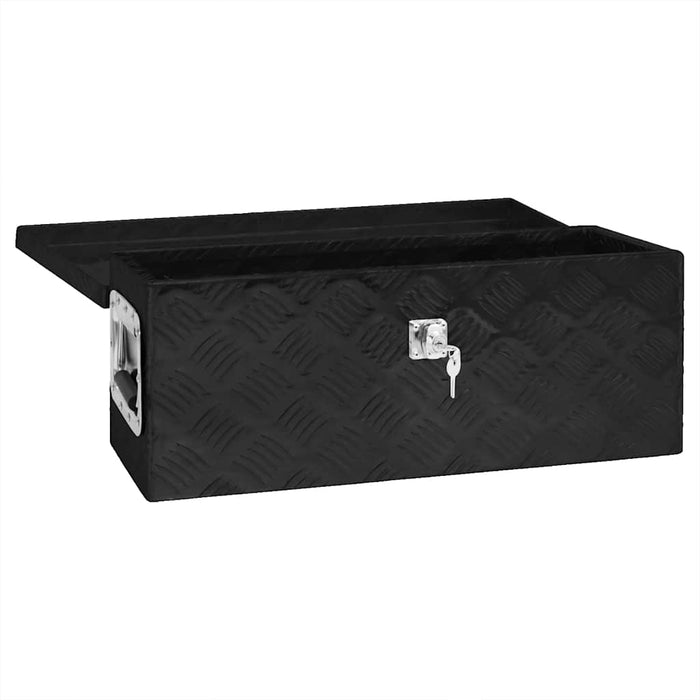 Cutie de depozitare, negru, 60x23,5x23 cm, aluminiu - WALTI WALTI