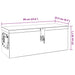 Cutie de depozitare, negru, 60x23,5x23 cm, aluminiu - WALTI WALTI