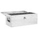 Cutie de depozitare, argintiu, 70x31x27 cm, aluminiu - WALTI WALTI