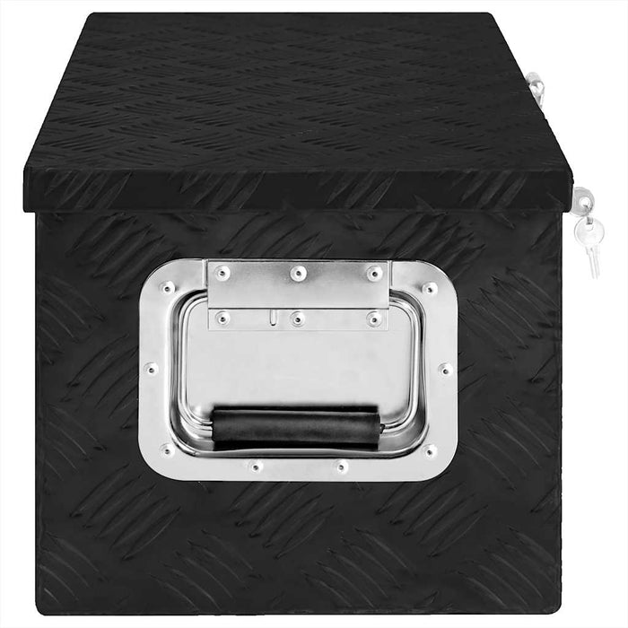 Cutie de depozitare, negru, 70x31x27 cm, aluminiu - WALTI WALTI