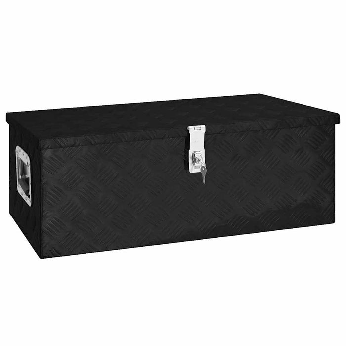 Cutie de depozitare, negru, 80x39x30 cm, aluminiu - WALTI WALTI