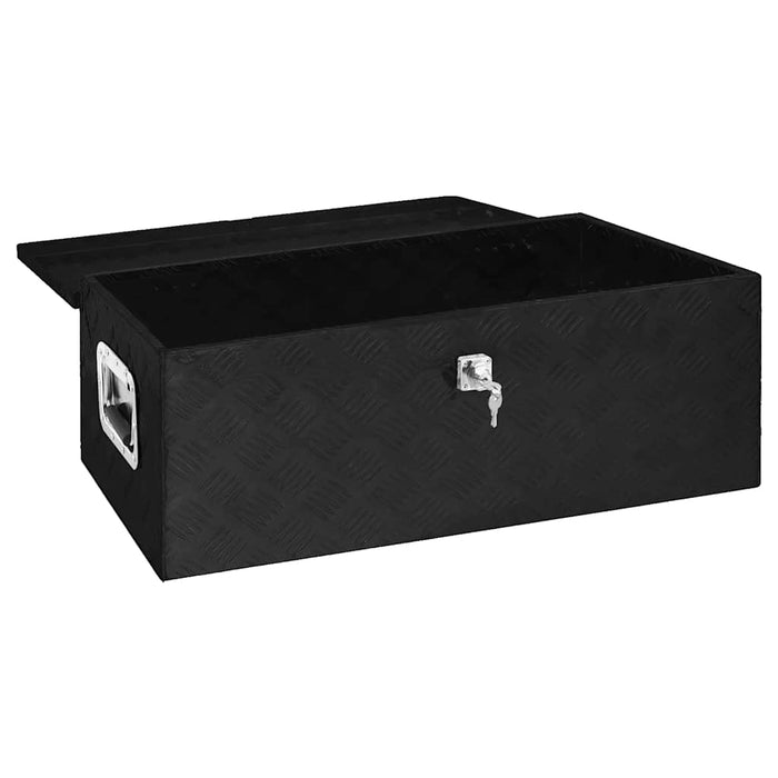 Cutie de depozitare, negru, 80x39x30 cm, aluminiu - WALTI WALTI