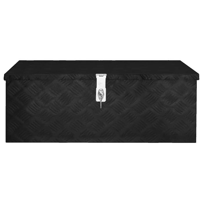 Cutie de depozitare, negru, 80x39x30 cm, aluminiu - WALTI WALTI