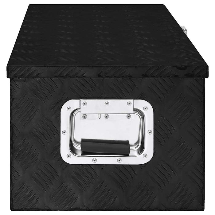 Cutie de depozitare, negru, 80x39x30 cm, aluminiu - WALTI WALTI