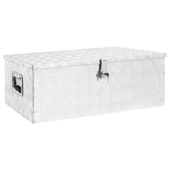 Cutie de depozitare, argintiu, 90x47x33,5 cm, aluminiu - WALTI WALTI