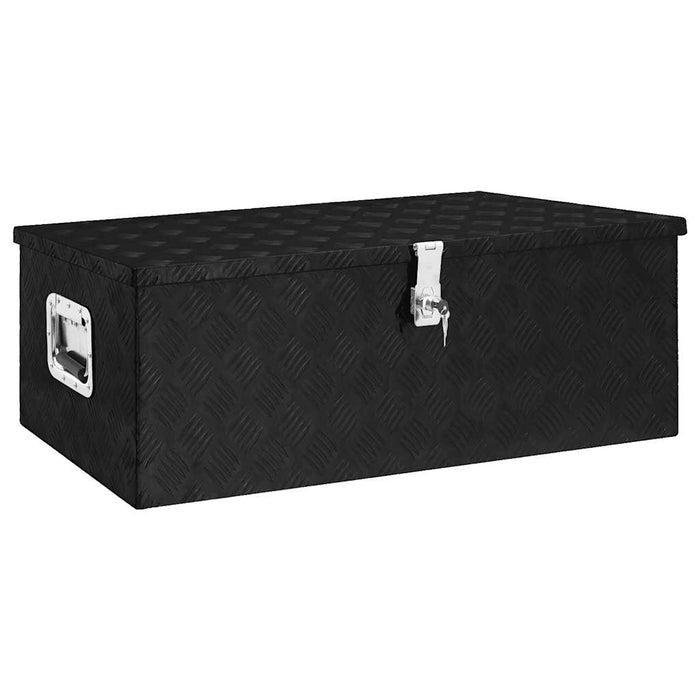 Cutie de depozitare, negru, 90x47x33,5 cm, aluminiu - WALTI WALTI
