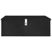 Cutie de depozitare, negru, 90x47x33,5 cm, aluminiu - WALTI WALTI