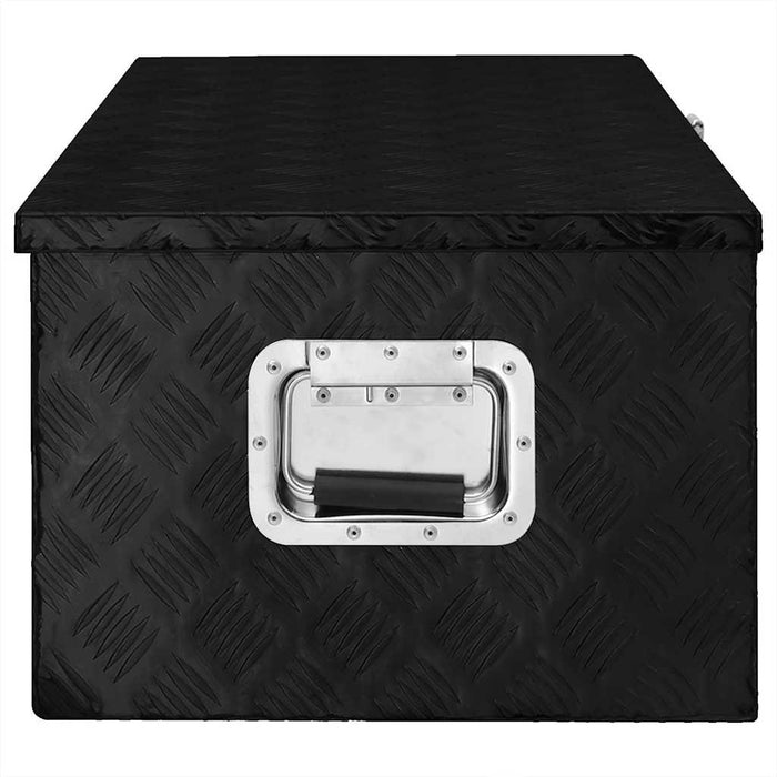 Cutie de depozitare, negru, 90x47x33,5 cm, aluminiu - WALTI WALTI