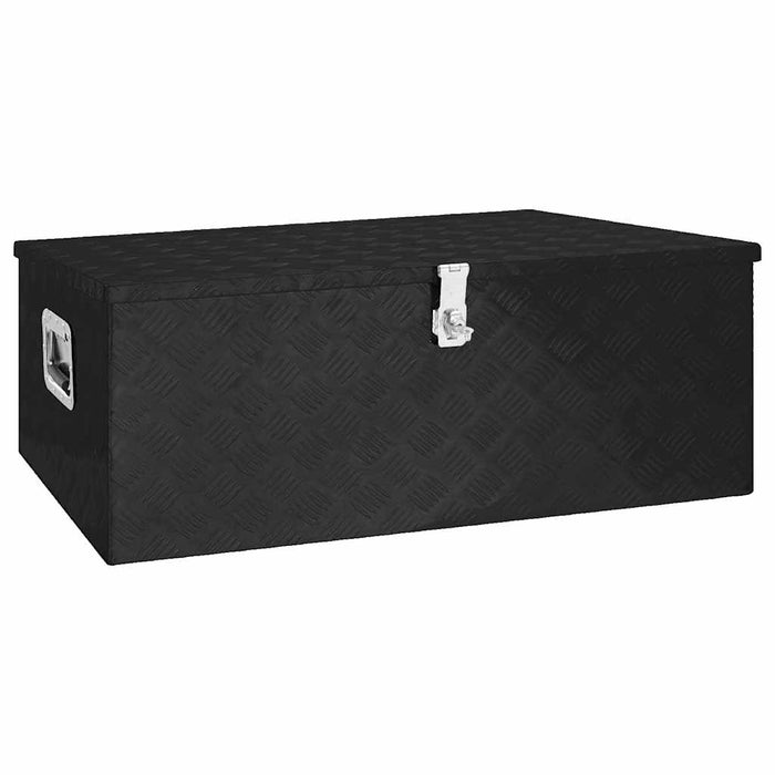 Cutie de depozitare, negru, 100x55x37 cm, aluminiu - WALTI WALTI