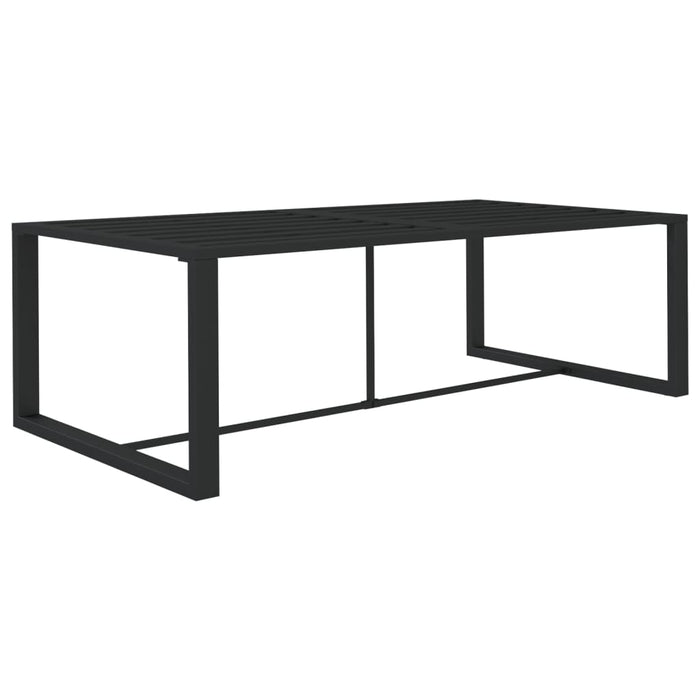Set mobilier de grădină cu perne, 4 piese, antracit, aluminiu - WALTI WALTI