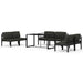 Set mobilier de grădină cu perne, 7 piese, antracit, aluminiu - WALTI WALTI