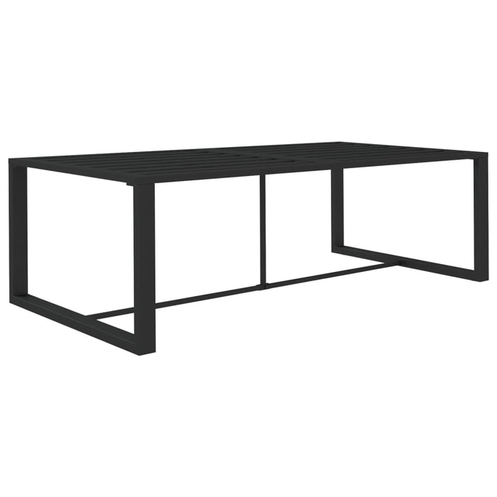 Set mobilier de grădină cu perne, 7 piese, antracit, aluminiu - WALTI WALTI