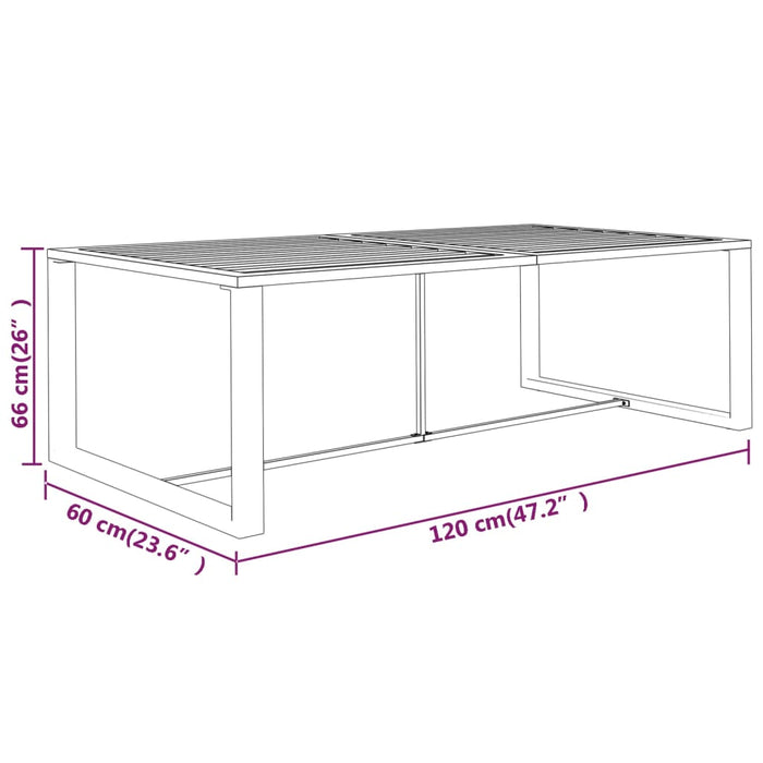 Set mobilier de grădină cu perne, 7 piese, antracit, aluminiu - WALTI WALTI