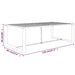 Set mobilier de grădină cu perne, 7 piese, antracit, aluminiu - WALTI WALTI