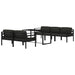 Set mobilier de grădină cu perne, 6 piese, antracit, aluminiu - WALTI WALTI