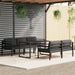 Set mobilier de grădină cu perne, 6 piese, antracit, aluminiu - WALTI WALTI