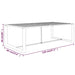 Set mobilier de grădină cu perne, 6 piese, antracit, aluminiu - WALTI WALTI