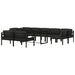 Set mobilier relaxare grădină 10 piese perne aluminiu antracit - WALTI WALTI