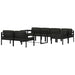 Set mobilier de grădină cu perne, 8 piese, antracit, aluminiu - WALTI WALTI