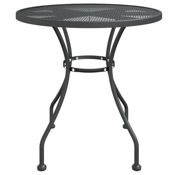 Set mobilier grădină 3 piese antracit plasă metalică expandată - WALTI WALTI