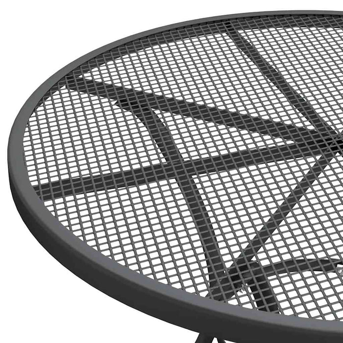Set mobilier grădină 3 piese antracit plasă metalică expandată - WALTI WALTI
