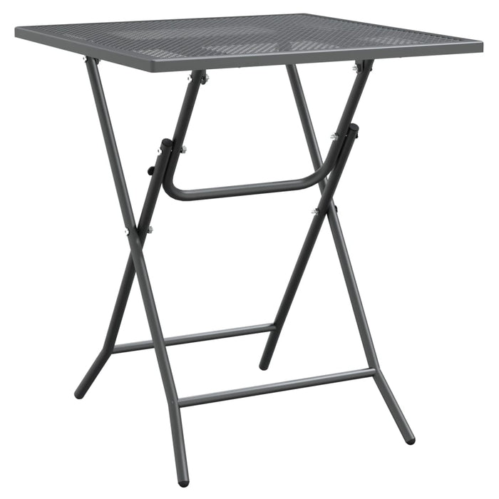 Set mobilier grădină 5 piese antracit plasă metalică expandată - WALTI WALTI