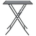 Set mobilier grădină 5 piese antracit plasă metalică expandată - WALTI WALTI