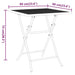 Set mobilier grădină 5 piese antracit plasă metalică expandată - WALTI WALTI
