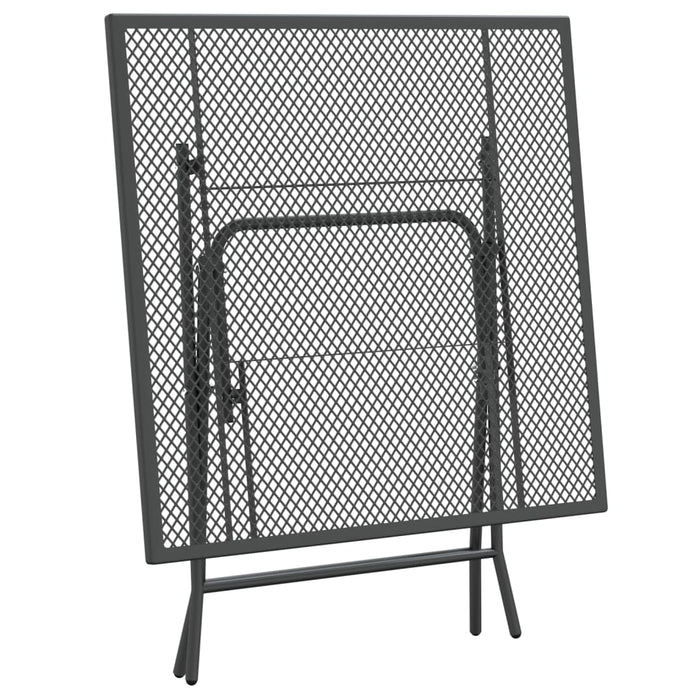 Set mobilier grădină 5 piese antracit plasă metalică expandată - WALTI WALTI