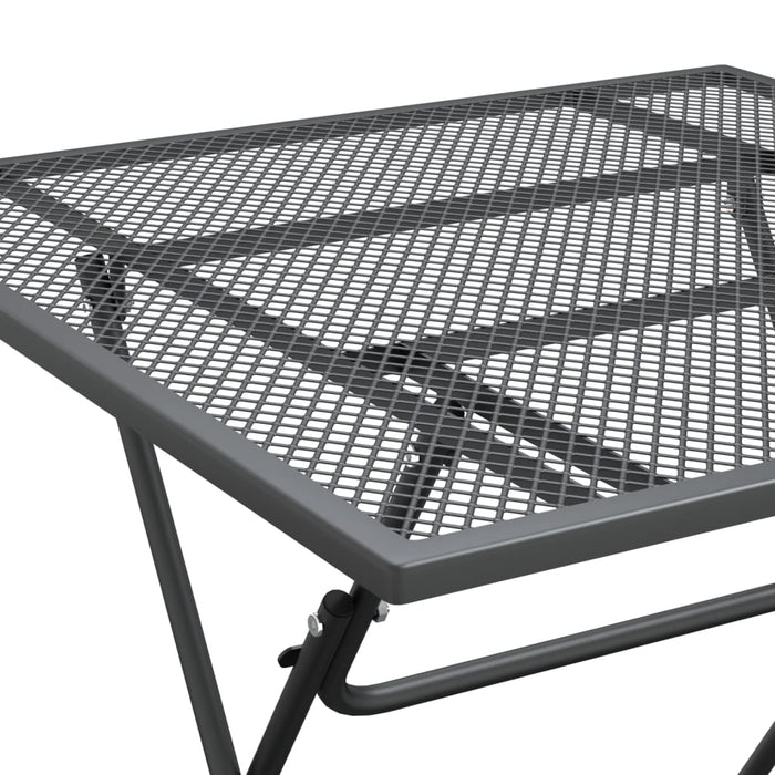 Set mobilier grădină 5 piese antracit plasă metalică expandată - WALTI WALTI