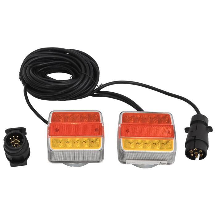 Lumini pentru remorcă, 2 buc., roșu, 10,5x7,5x10 cm bec LED 12V - WALTI WALTI