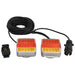Lumini pentru remorcă, 2 buc., roșu, 10,5x7,5x10 cm bec LED 12V - WALTI WALTI