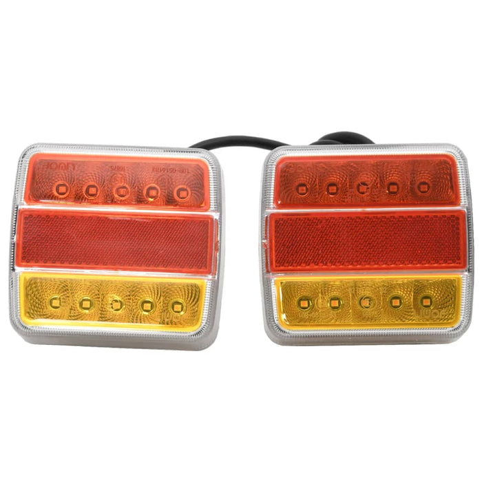 Lumini pentru remorcă, 2 buc., roșu, 10,5x7,5x10 cm bec LED 12V - WALTI WALTI