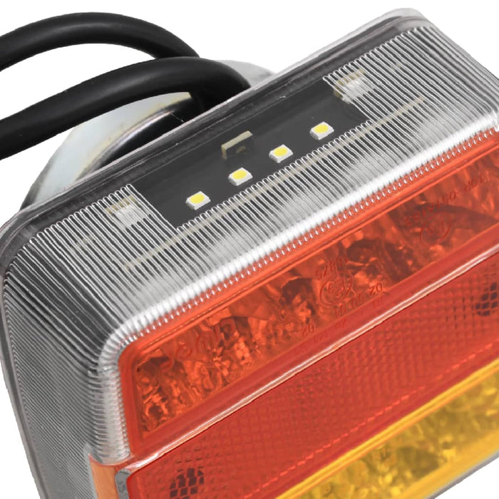 Lumini pentru remorcă, 2 buc., roșu, 10,5x7,5x10 cm bec LED 12V - WALTI WALTI