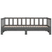 Pat de zi extensibil, gri, 2x(90x190) cm, lemn masiv de pin - WALTI WALTI