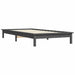 Cadru de pat, gri, 90x200 cm, lemn masiv de pin - WALTI WALTI