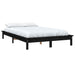 Cadru de pat Super King, negru, 180x200 cm, lemn masiv de pin - WALTI WALTI