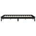 Cadru de pat Super King, negru, 180x200 cm, lemn masiv de pin - WALTI WALTI