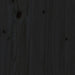 Cadru de pat Super King, negru, 180x200 cm, lemn masiv de pin - WALTI WALTI