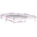 Cadru de pat Super King, negru, 180x200 cm, lemn masiv de pin - WALTI WALTI