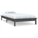 Cadru de pat Single, gri, 90x190 cm, lemn masiv de pin - WALTI WALTI