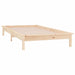 Cadru de pat cu LED, 90x200 cm, lemn masiv - WALTI WALTI