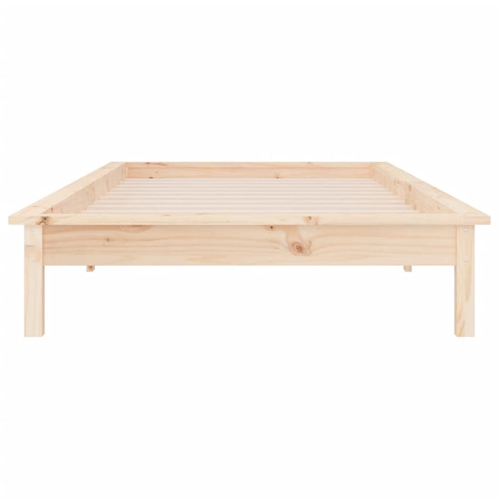 Cadru de pat cu LED, 90x200 cm, lemn masiv - WALTI WALTI